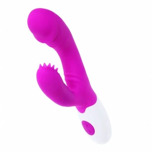Vibrador Com Movimento No Clitóris e Estimulador Do Ponto G - André Pretty Love - Roxo
