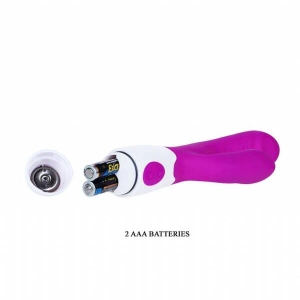 Vibrador Com Movimento No Clitóris e Estimulador Do Ponto G - André Pretty Love - Roxo