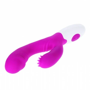 Vibrador Com Movimento No Clitóris e Estimulador Do Ponto G - André Pretty Love - Roxo