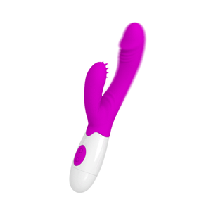 Vibrador Com Movimento No Clitóris e Estimulador Do Ponto G - André Pretty Love - Roxo