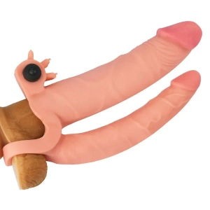 Capa Peniana Extensora com Anel Companheiro e Vibro - Lovetoy