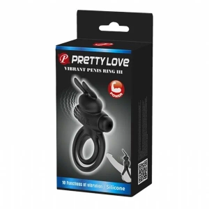 Anel Peniano Com Vibro Pênis Ring III - Pretty Love