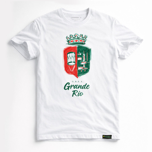 Camisa D'Samba Grande Rio Carnaval 2026 Artistica- Branco