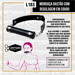 MORDAÇA BASTÃO COM REGULAGEM