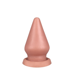 MEGA PLUG PRÓTESE REALÍSTICA MACIÇA 16 X 7,7CM - CREME