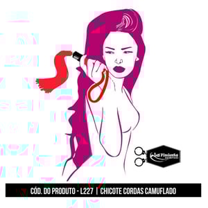 CHICOTE CORDAS - VERMELHO
