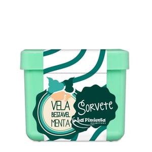 Vela Beijável Sorvete Menta Ice 50G La Pimienta