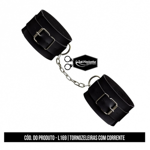 TORNOZELEIRAS COM CORRENTE PRETA