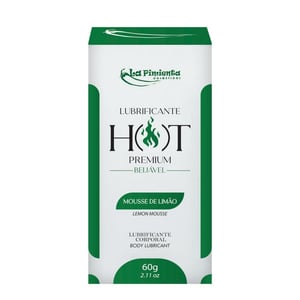 Hot Premium Lubrificante Térmico Corporal Intimo Beijável 60g La Pimienta