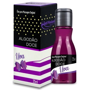 Algodão Doce Óleo Para Massagem Beijável 35ml La Pimienta