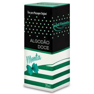 Algodão Doce Óleo Para Massagem Beijável 35ml La Pimienta
