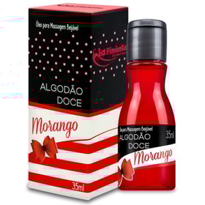 Algodão Doce Óleo Para Massagem Beijável 35ml La Pimienta