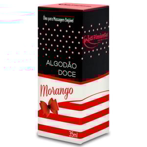 Algodão Doce Óleo Para Massagem Beijável 35ml La Pimienta