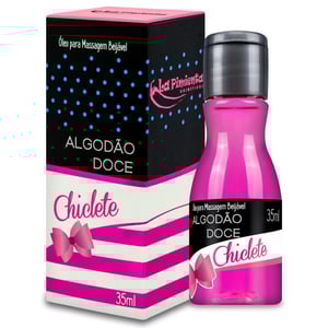 Algodão Doce Óleo Para Massagem Beijável 35ml La Pimienta
