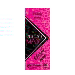 Perfume Phero Max Secrets Black Deo Colônia Feminina 20ml La Pimienta