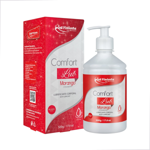Comfort Lub Lubrificante Corporal Beijável de Morango 500g La Pimienta