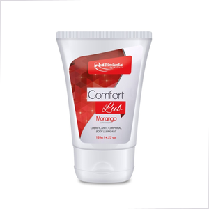 Comfort Lub Lubrificante Corporal Beijável de Morango 120g La Pimienta