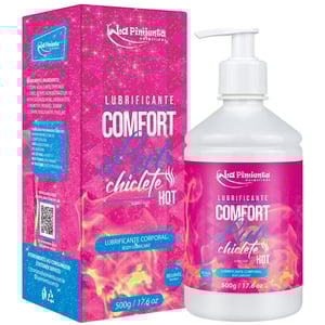 Comfort Lub Hot Chiclete Lubrificante Beijável A Base D'agua 500g La Pimienta