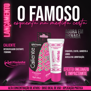 Caliente Intensificador Feminino Bisnaga 8g La Pimienta