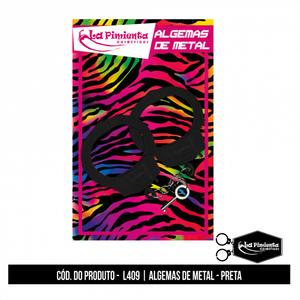 ALGEMA DE METAL PRETA