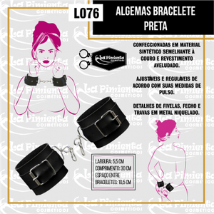 ALGEMA BRACELETE PRETA