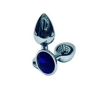 Plug Anal de Aço Formato Redondo Tamanho M