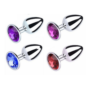 Plug Anal de Aço Formato Redondo Tamanho G