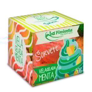 Vela Beijável Sorvete Menta Ice 50G La Pimienta