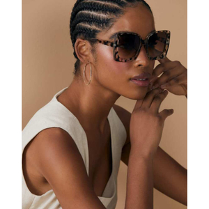 Óculos de Sol Oversized Quadradao Acetato