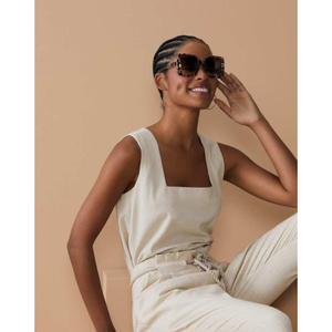 Óculos de Sol Oversized Quadradao Acetato