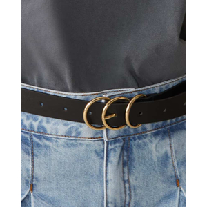 Cinto Básico Fivela Tripla Redonda