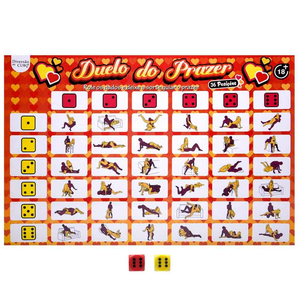 Jogo Duelo Do Prazer 36 Posições Diversão Ao Cubo
