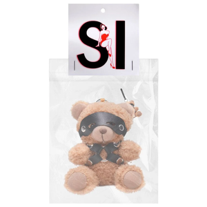 Chaveiro Ursinho Pelúcia Sado 10 X 9Cm Sexy Import