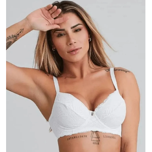 Sutiã Em Renda Sem Bojo Com Aros Nayane