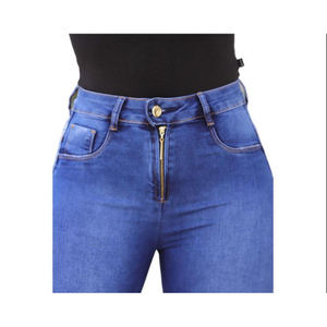 Short Jeans Mom Cintura Super Alta Clock House