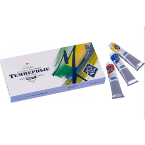 Kit têmpera profissional Nevskaya palitra master class c/ 12 cores 18ML