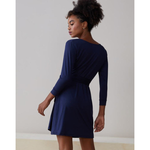 Vestido Transpassado Jersey Essential Amaro