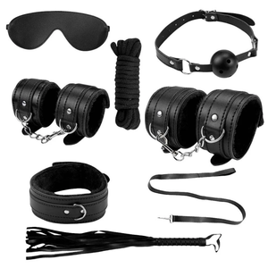 Kit Sado Bondage 7 Itens Peluciado Youvibe Vipmix