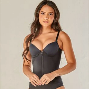 Camisete Bojo E Ziper Frontal Vi Lingerie