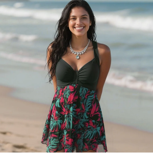 Maiô Vestido Karine Estampado Hangar Lingerie