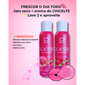 Kit Com 2 Desodorantes Intimo Jato Seco - Poesie – Sexy Fantasy;COR CHICLETE
