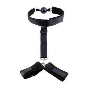 KIT BONDAGE COM ALGEMA COM MORDAÇA BOLA