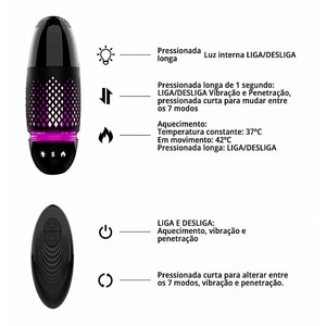 MÁQUINA DO SEXO - BLACK WHIRLWIND - SUPER MINI SEX MACHINE