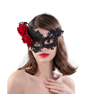 MASCARA / VENEZIANA COM ROSAS