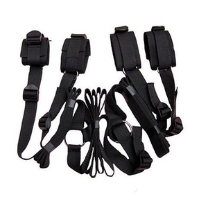 KIT BONDAGEM PARA CAMA DISTANCIADOR PARA PULSOS E TORNOZELOS