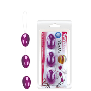 CORDÃO TAILANDES COM 3 ESFERAS E PUXADOR - SEXUAL BALLS