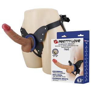 Cinta Com Penis Articulado Wells 16 X 3,7 Cm – Pretty Love