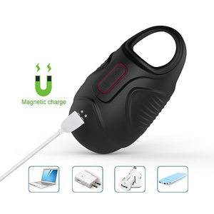 ANEL PENIANO COM VIBRADOR DE ESCROTO / EGG PRO