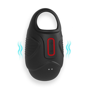 ANEL PENIANO COM VIBRADOR DE ESCROTO / EGG PRO