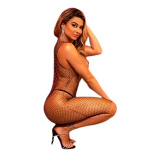 Vestido De Tela Com Strass